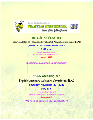 ELAC Invitation 11.30.2023